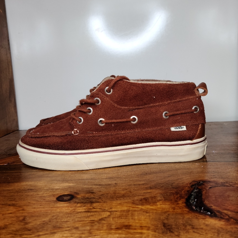VANS California Zapato Del Barco Brown Suede